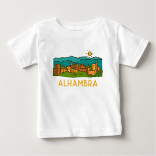 Alhambra-Sonnenuntergang 2 Baby T-shirt