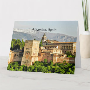 Alhambra, Spanien Karte