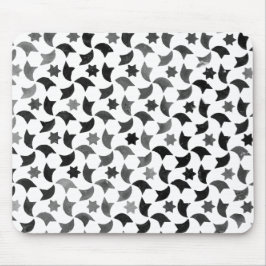 Alhambra-Stern-Mosaik-transparenter Hintergrund Mousepad