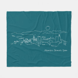Alhambra Sunset Fleecedecke