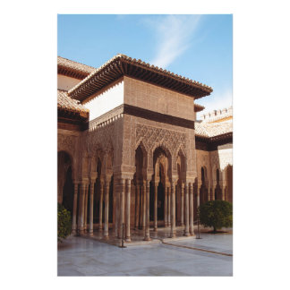 Alhambra von Granada, Spanien. Fotodruck