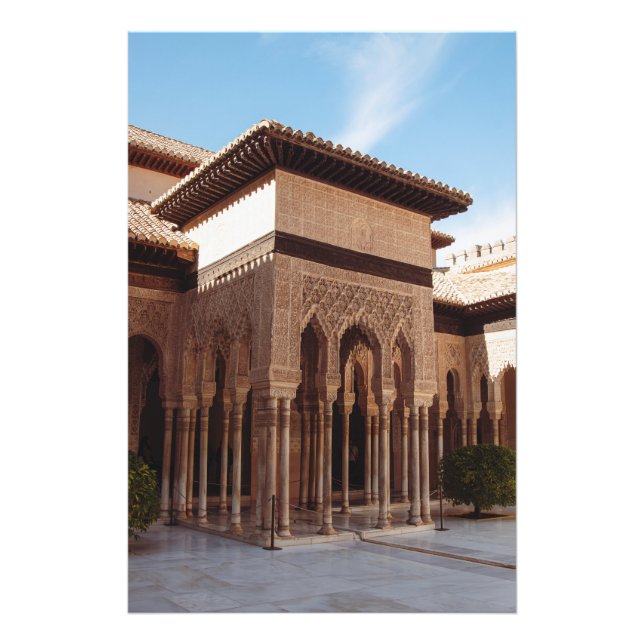 Alhambra von Granada, Spanien. Fotodruck (Vorne)