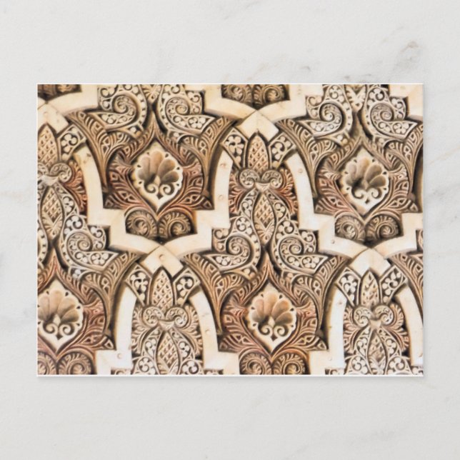Alhambra Wall Tile #7 Postkarte (Vorderseite)