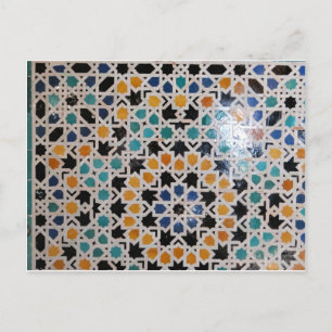 Alhambra Wall Tile #9 Postkarte