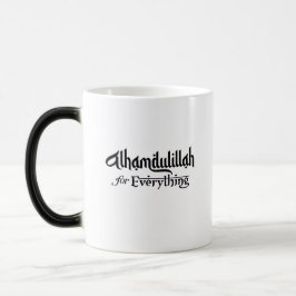 Alhamdulillah for Everything Minimal Islamic Gift Verwandlungstasse