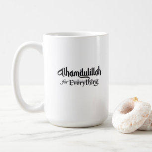 Alhamdulillah für Alles Minimales Islamisches Gesc Kaffeetasse