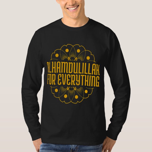 Alhamdulillah für alles Moschee Islam 1 T-Shirt (Vorderseite)