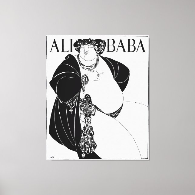 Alibaba Cover Illustration Leinwanddruck (Vorderseite)