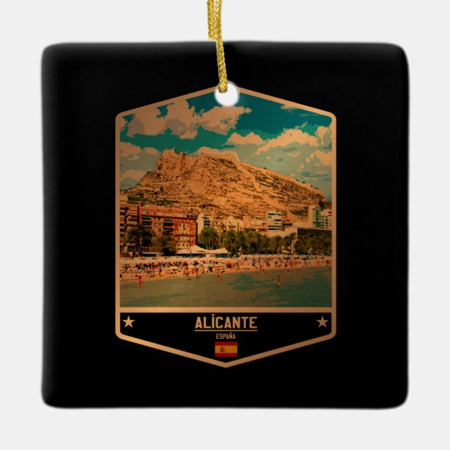 Alicante Keramikornament (Vorderseite)