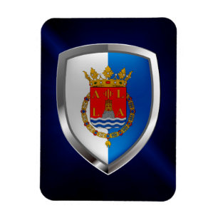 Alicante Metallic Emblem Magnet