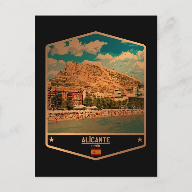 Alicante Postkarte (Vorderseite)