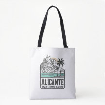 Alicante Sketch Santa Bárbara Castle Costa Blanca 