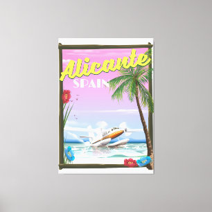Alicante Spanien Vintages Reiseplakat Leinwanddruck