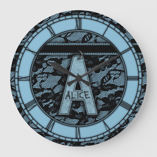 Alice A Große Wanduhr (Vorderseite)