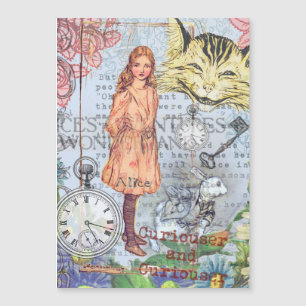 Alice Abenteuer im Wunderland Classic Rackham Magnetkarte