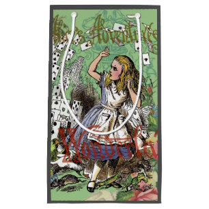 alice abenteuer karten wunderland verrückter hutma kleine geschenktüte