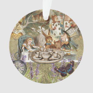 Alice Abenteuer Klassische Wunderland-Teeparty Ornament