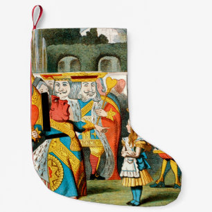 Alice Abenteuer Wunderland Herzkönigin Kleiner Weihnachtsstrumpf