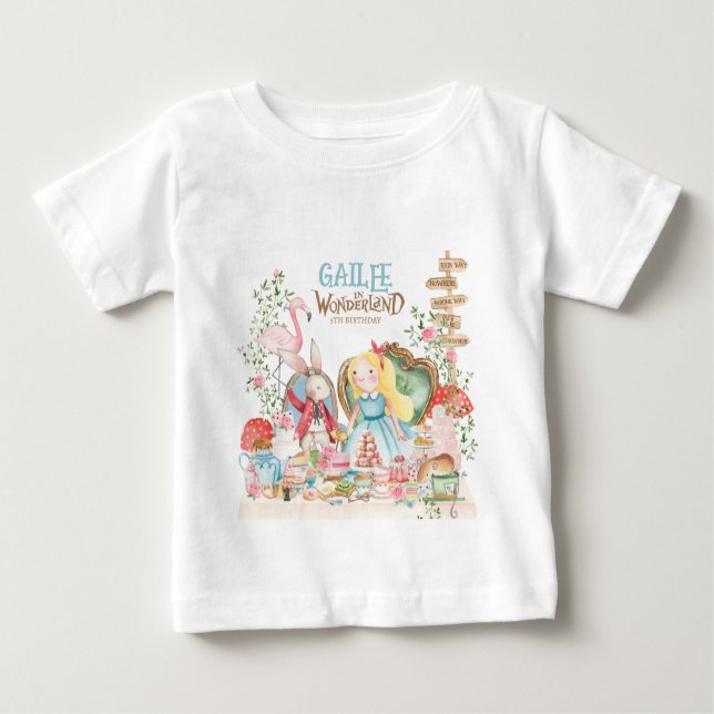 Alice Adventures in Woderland Birthday Tee Party (Vorderseite)