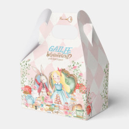 Alice Adventures in Woderland Birthday Tee Party Geschenkschachtel