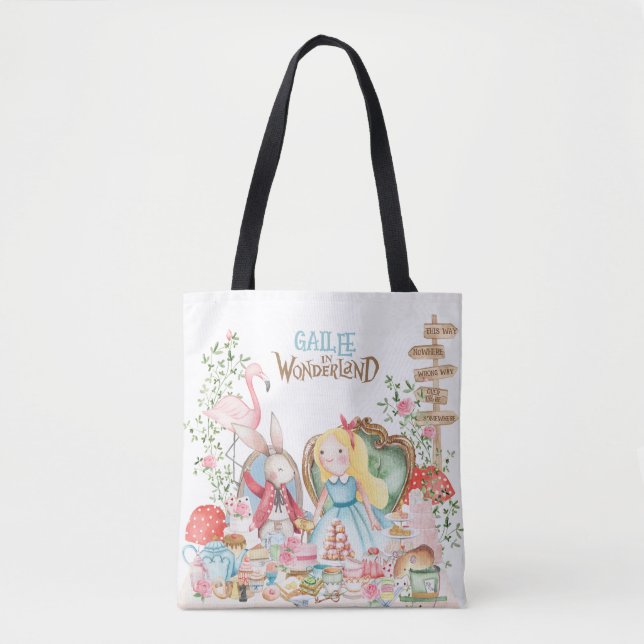 Alice Adventures in Woderland Birthday Tee Party Tasche (Vorderseite)