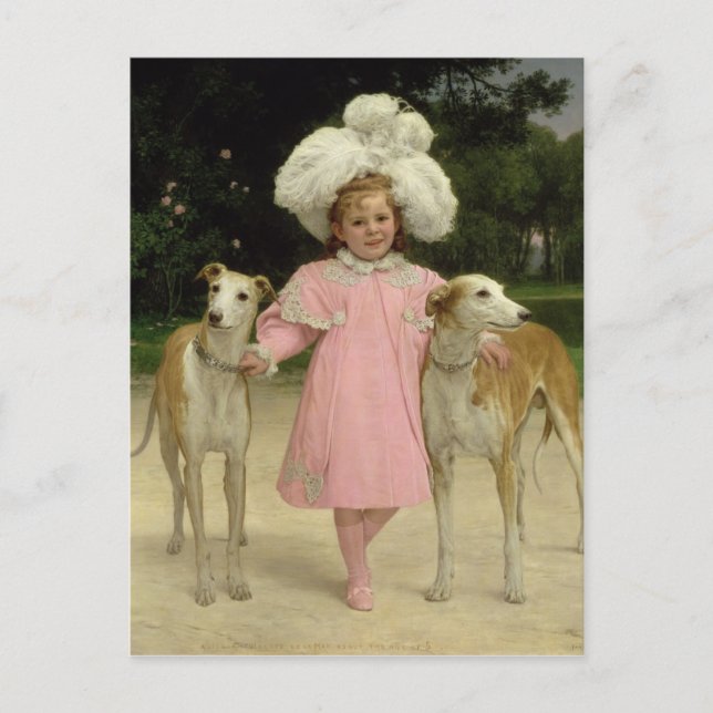 Alice Antoinette de la Mar, fünf Jahre alt Postkarte (Vorderseite)