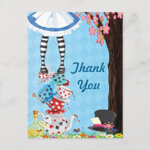 Alice au pays des merveilles Cartes de Merci