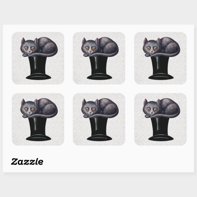 Alice au pays des merveilles Cheshire Sticker Carr (Feuille)
