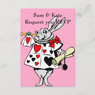 Alice au pays des merveilles Faire-part de mariage