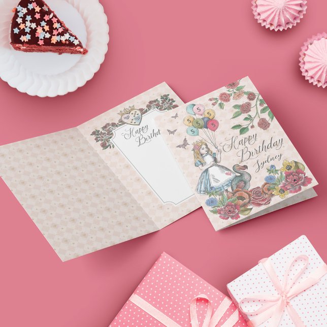 Alice au pays des merveilles Fairytale Bonne carte (Créateur téléchargé)