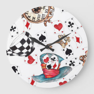 Alice au pays des merveilles Horloge acrylique