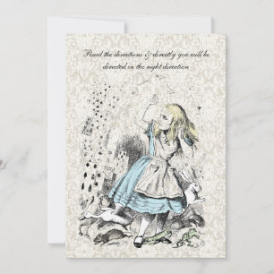 Alice au pays des merveilles Jouer aux cartes Anni