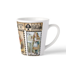 Alice Au Pays Des Merveilles Latte Mug