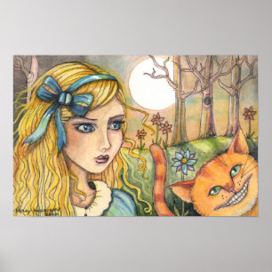 Alice au pays des merveilles Poster de Molly Harri