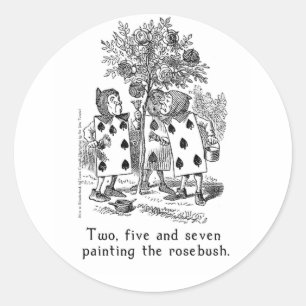 Alice au pays des merveilles Stickers Art en 2 tai