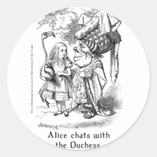 Alice au pays des merveilles Stickers Art en 2 tai