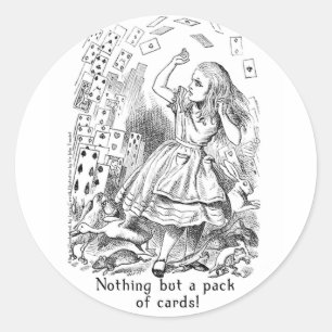 Alice au pays des merveilles Stickers Art en 2 tai