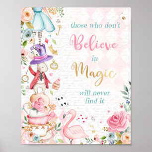 Alice Au Pays Des Merveilles Symbole De Décoration