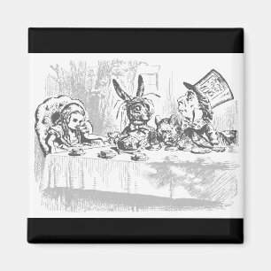 Alice au pays des merveilles Tea Party Magnet