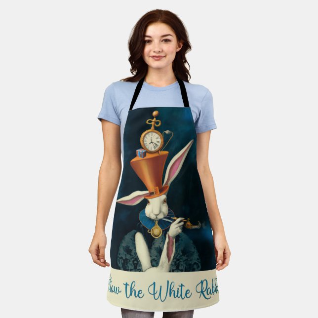 Alice au Wonderland et son tablier blanc (Porté)