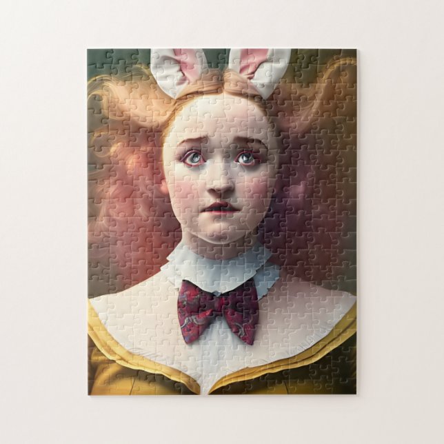 Alice avec Rabbit Ears puzzle puzzle (Vertical)