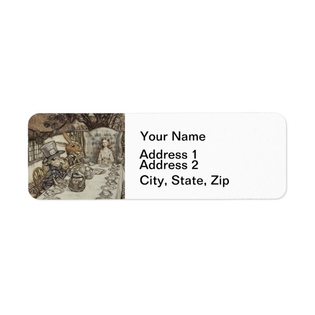 Alice Birthday UnGeburtstag Rabbit Hatter Party (Vorne)