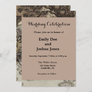 Alice Birthday UnGeburtstag Rabbit Hatter Party Einladung