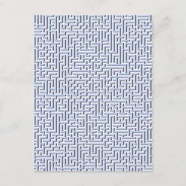 Alice Blue Maze in einem englischen Garten Postkarte (Vorderseite)