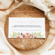 ALICE Blush Blumenfrühling Tee Party Windeln Raffl