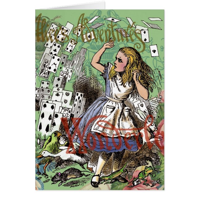 alice cartes pays des merveilles (Devant)