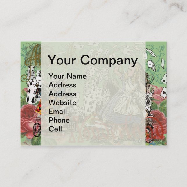 alice cartes pays des merveilles (Devant)