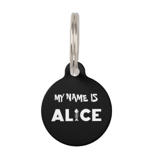 Alice Cat Pet ID Tag Haustiermarke