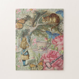 Alice Cheshire Cat Wunderland Baumgarten