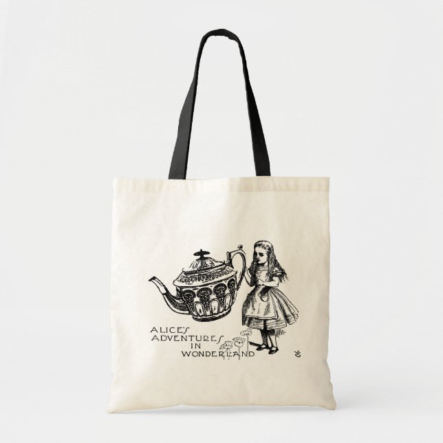 Alice dans le sac fourre-tout à budget du pays des (Devant)